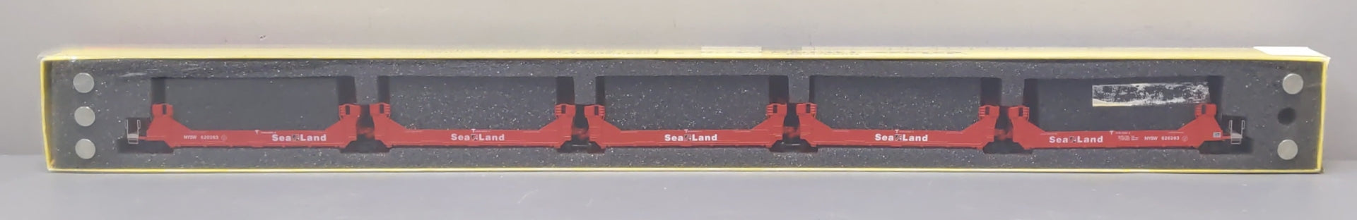 Deluxe Innovations 15040K-B N Scale Sealand/NYSW 5-Unit Articulated Car #620283 NIB