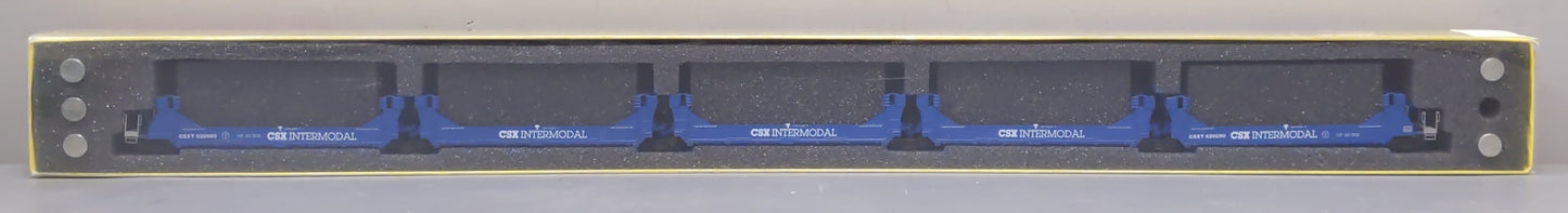 Deluxe Innovations 150901 N Scale CSX Intermodal Twinstack 5-Unit Container Car
