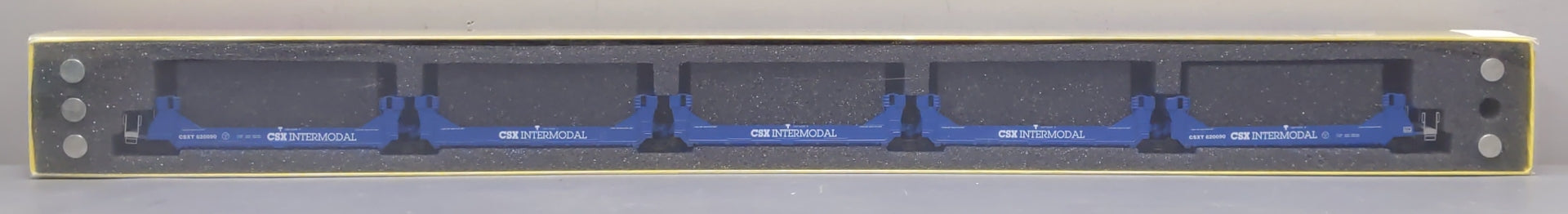 Deluxe Innovations 150901 N Scale CSX Intermodal Twinstack 5-Unit Container Car