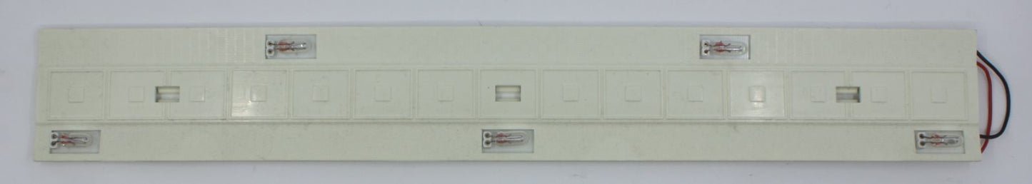 K-Line K4600-19-03 12-1/4" Plastic Lighting Board Base with Lamps