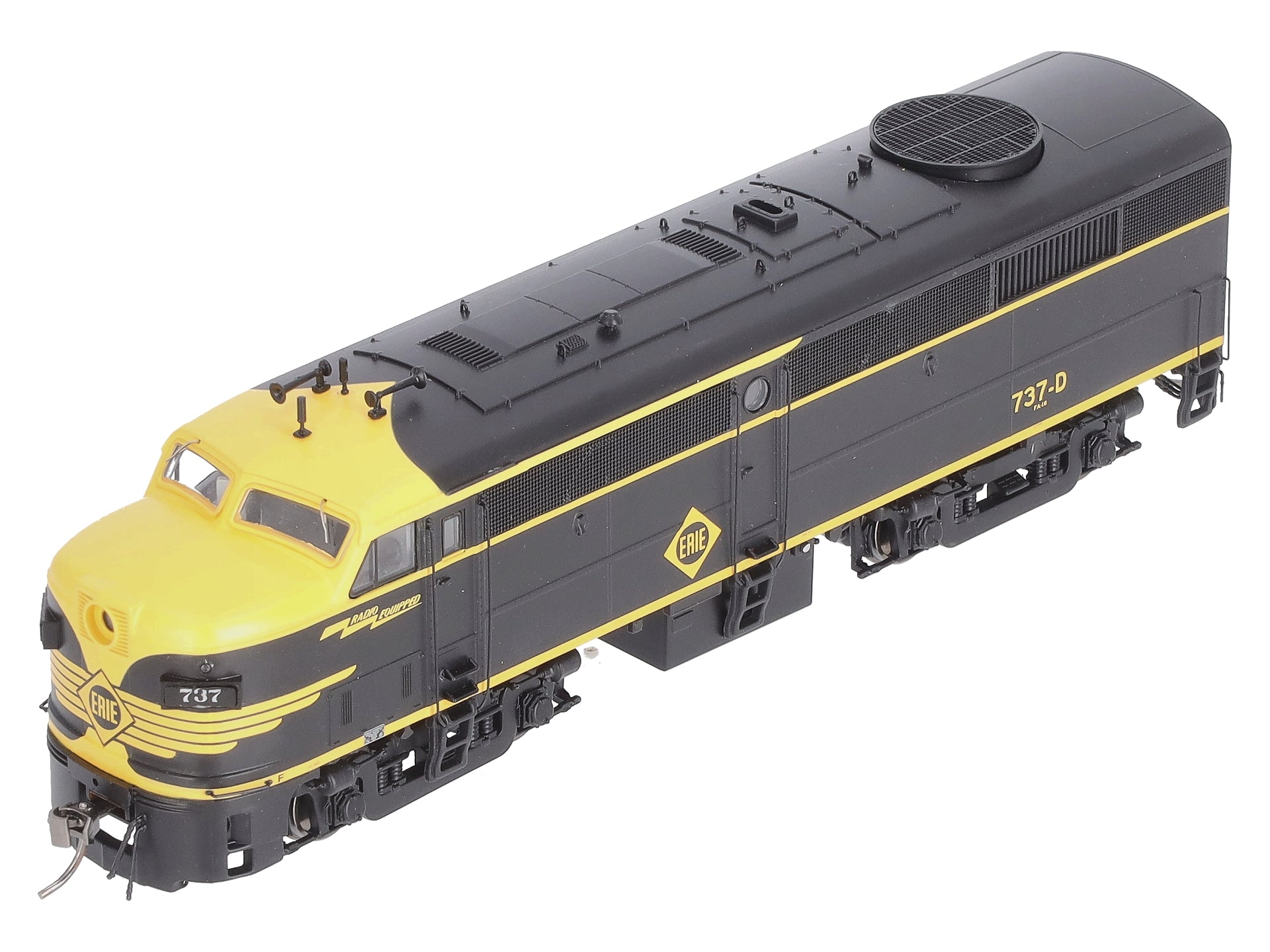 Rapido Trains 21529 HO Erie Alco FA-2 Diesel Locomotive w/LokSound & DCC #737-D