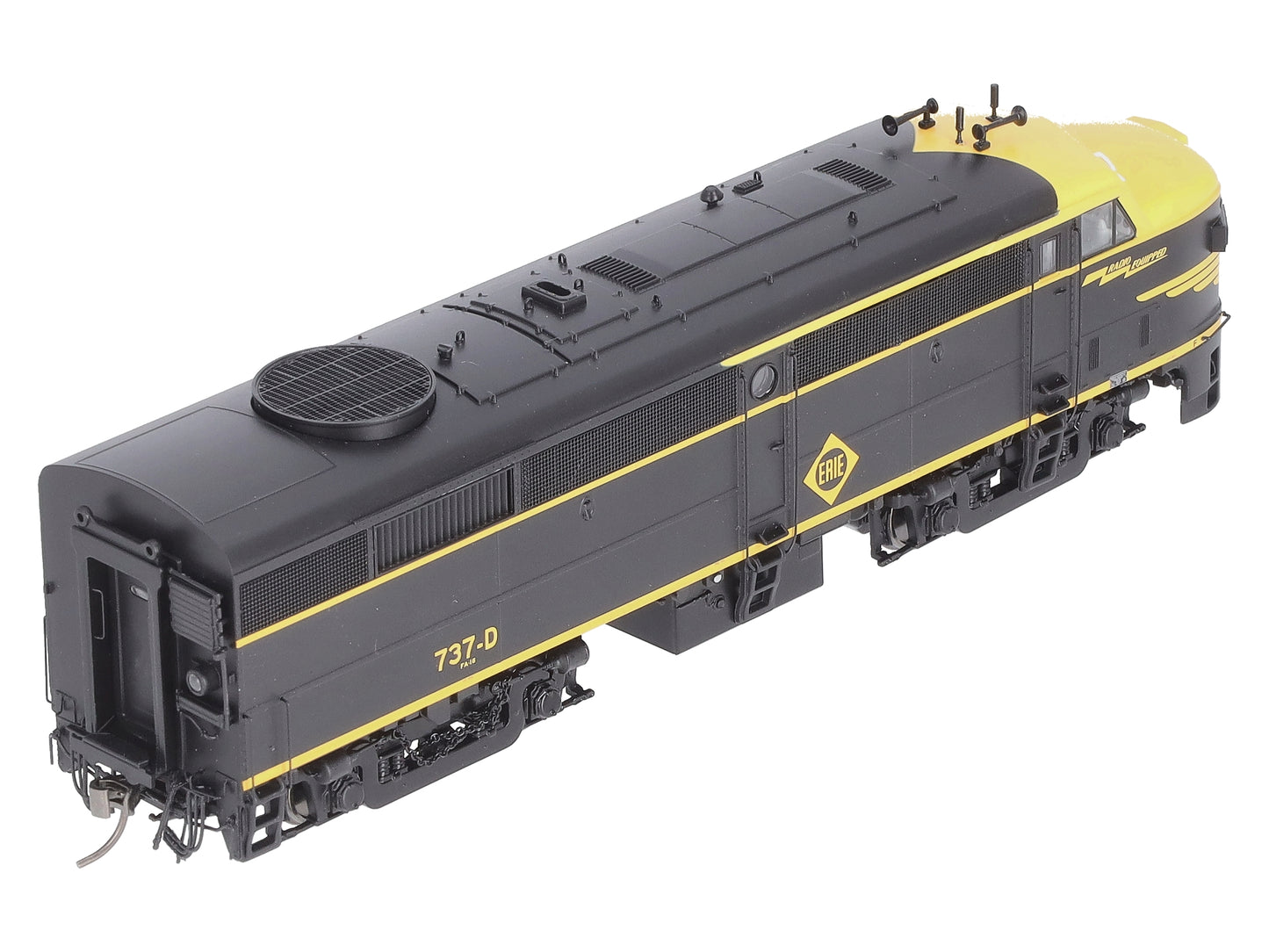Rapido Trains 21529 HO Erie Alco FA-2 Diesel Locomotive w/LokSound & DCC #737-D