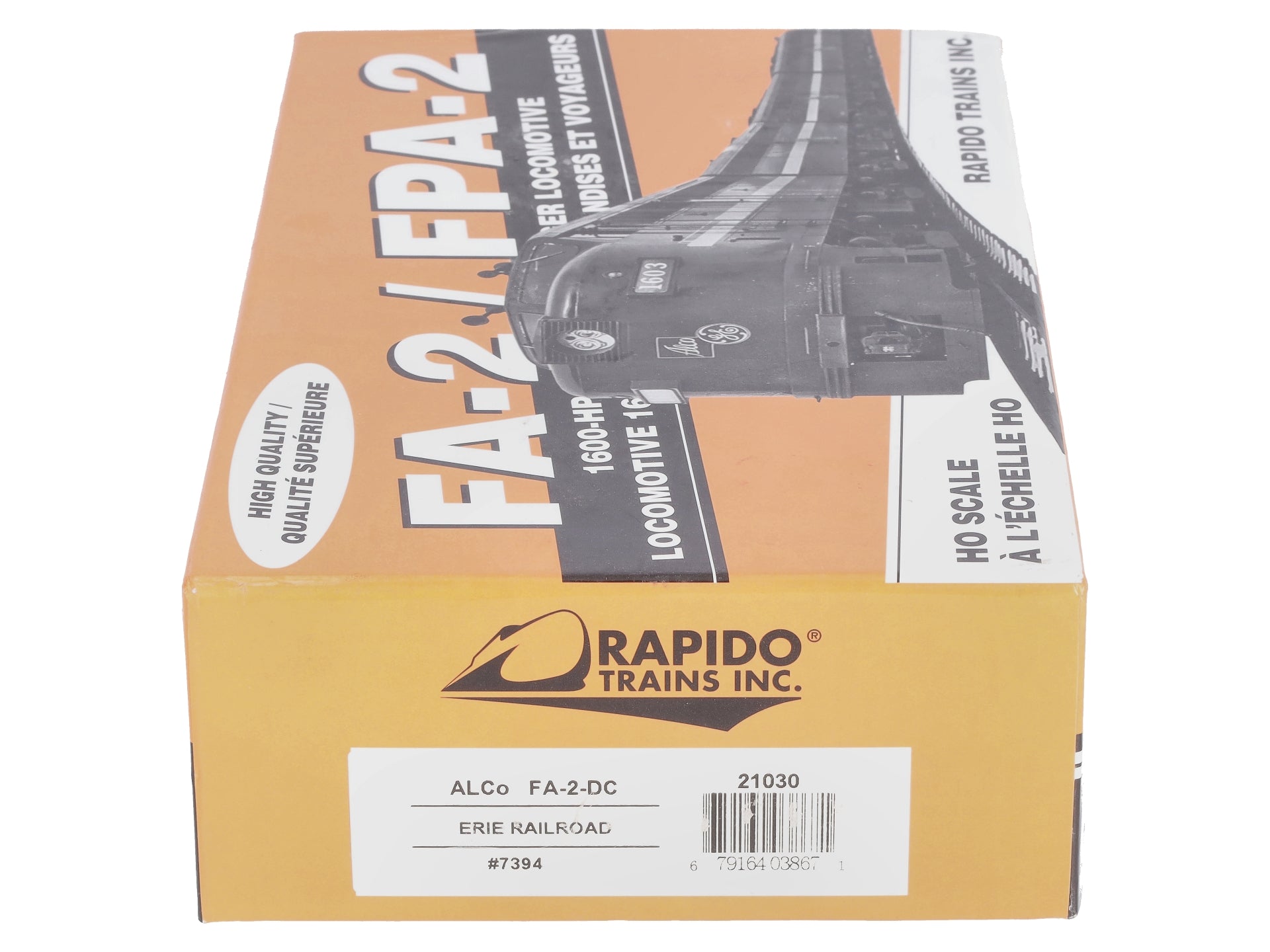 Rapido Trains 21030 HO Erie Alco FA-2 Diesel Locomotive #7394