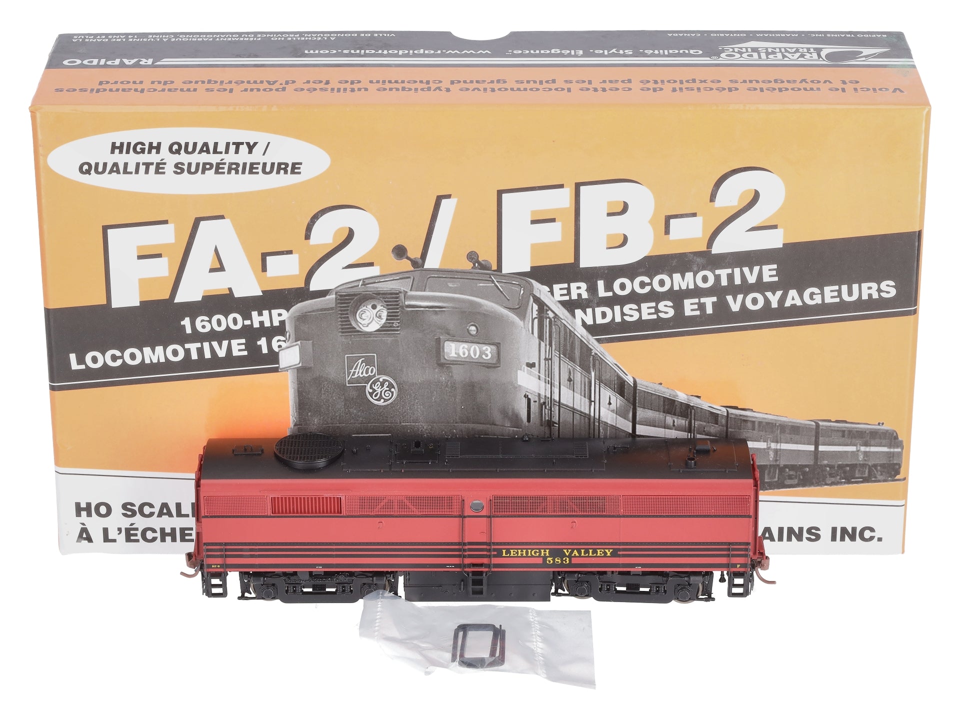 Rapido Trains 22028 HO Lehigh Valley Alco FPB-2 Diesel Locomotive #583