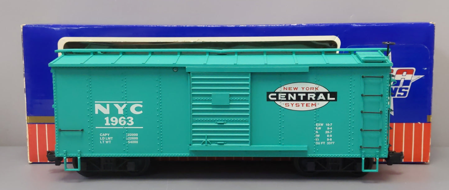 USA Trains R19409A G New York Central Single Door 60 Ft. Box Car #1963 EX/Box