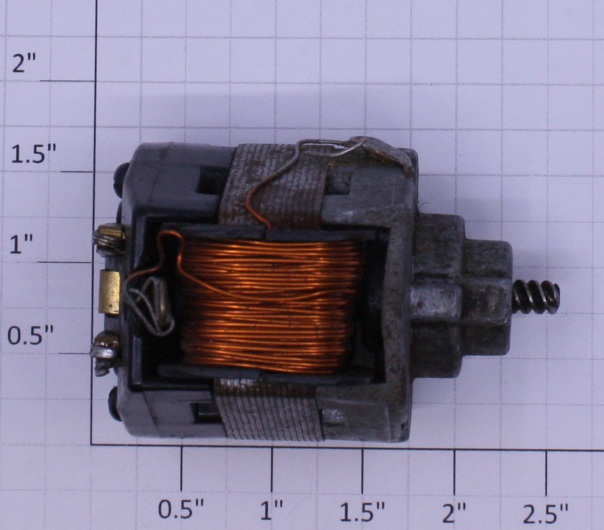 Lionel 6402321100 FM Motor Assembly with Long Worm Shaft