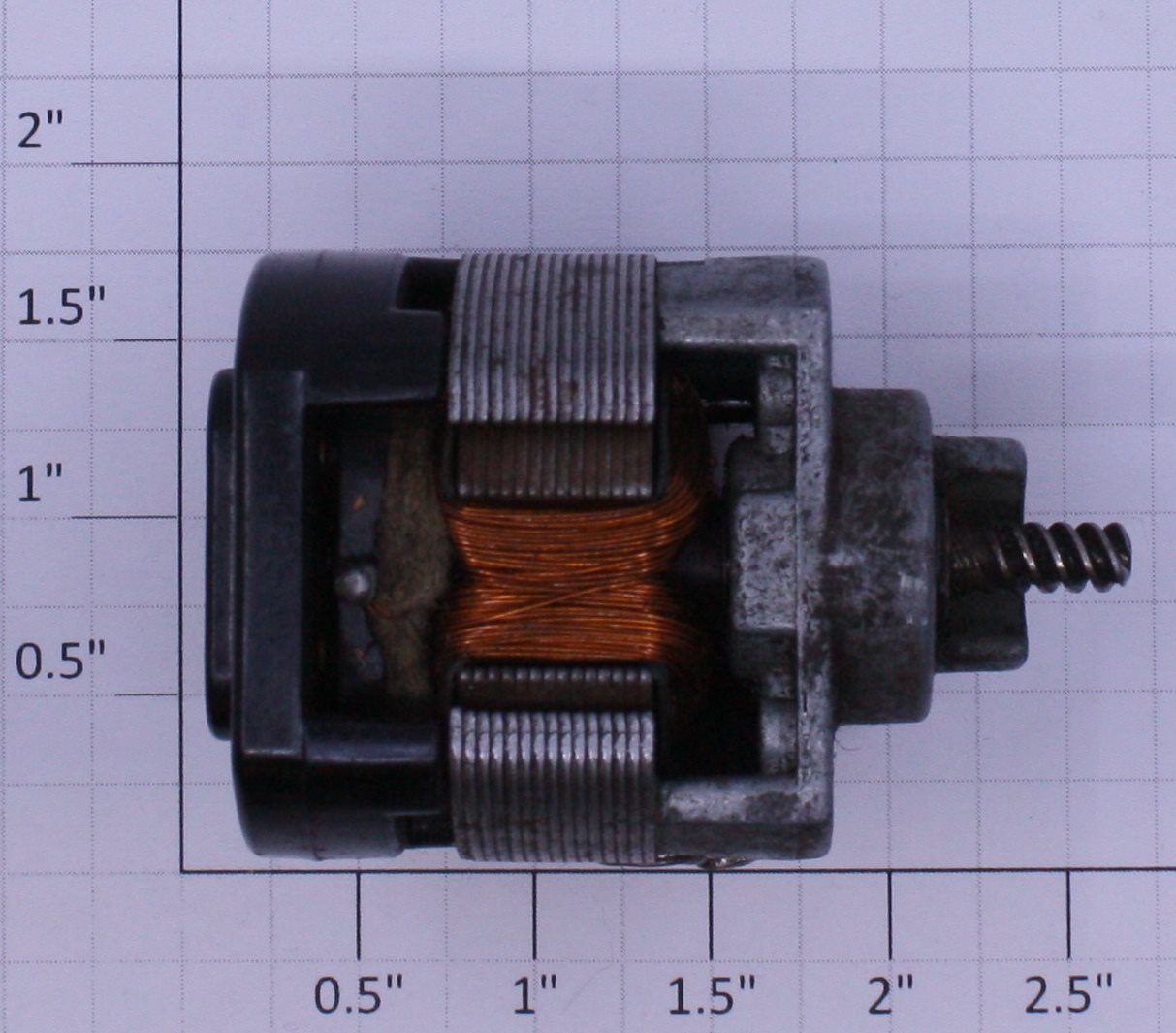 Lionel 6402321100 FM Motor Assembly with Long Worm Shaft
