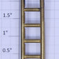 Lionel 215-5 5-Rung Brass Tank Car Ladder