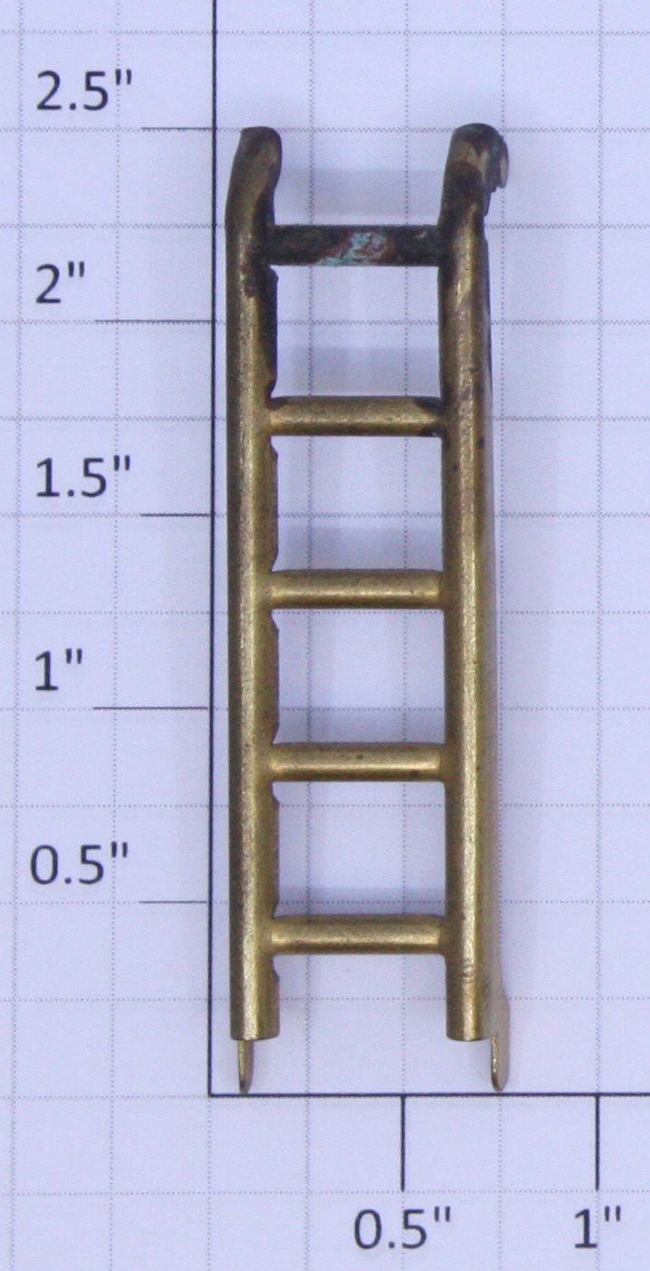 Lionel 215-5 5-Rung Brass Tank Car Ladder