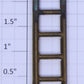Lionel 215-5 5-Rung Brass Tank Car Ladder