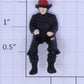 Lionel 52-26 Black Plastic Fireman Figure with Painted Face & Hands (8411-54)