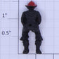 Lionel 52-26 Black Plastic Fireman Figure with Painted Face & Hands (8411-54)