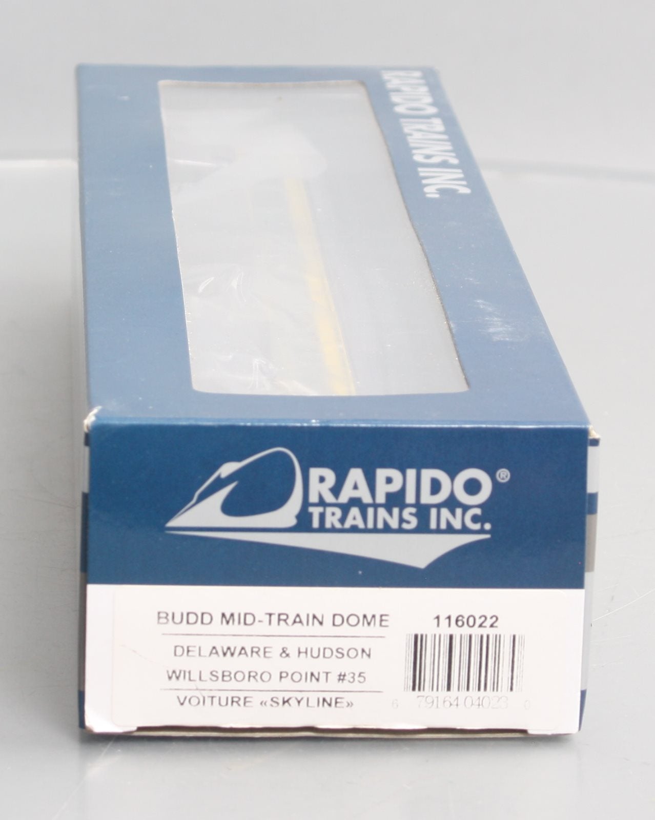 Rapido Trains 116022 HO D&H Willsboro Point Budd Mid-Train Dome Car #35