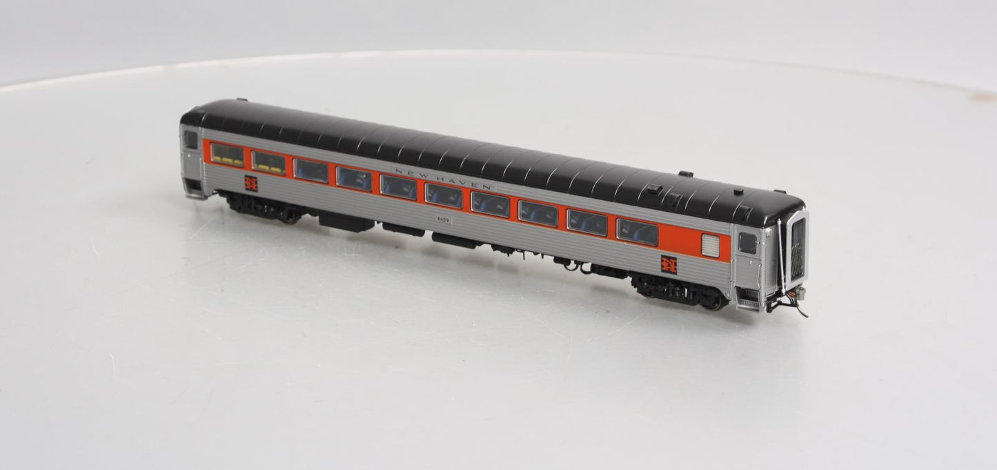Rapido Trains 17031 HO New Haven Pullman-Bradley Stainless Steel Coach #8659