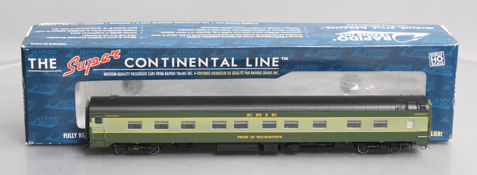 Rapido Trains 104043 HO Erie Railroad Pride of Youngstown 10-5 Sleeper Car LN/Box