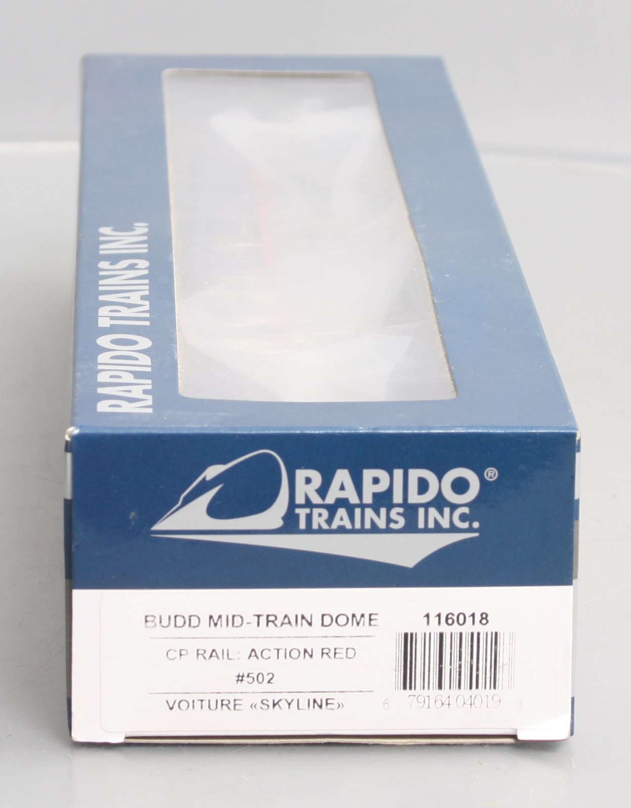 Rapido Trains 116018 HO Canadian Pacific Budd Mid-Train Dome #502