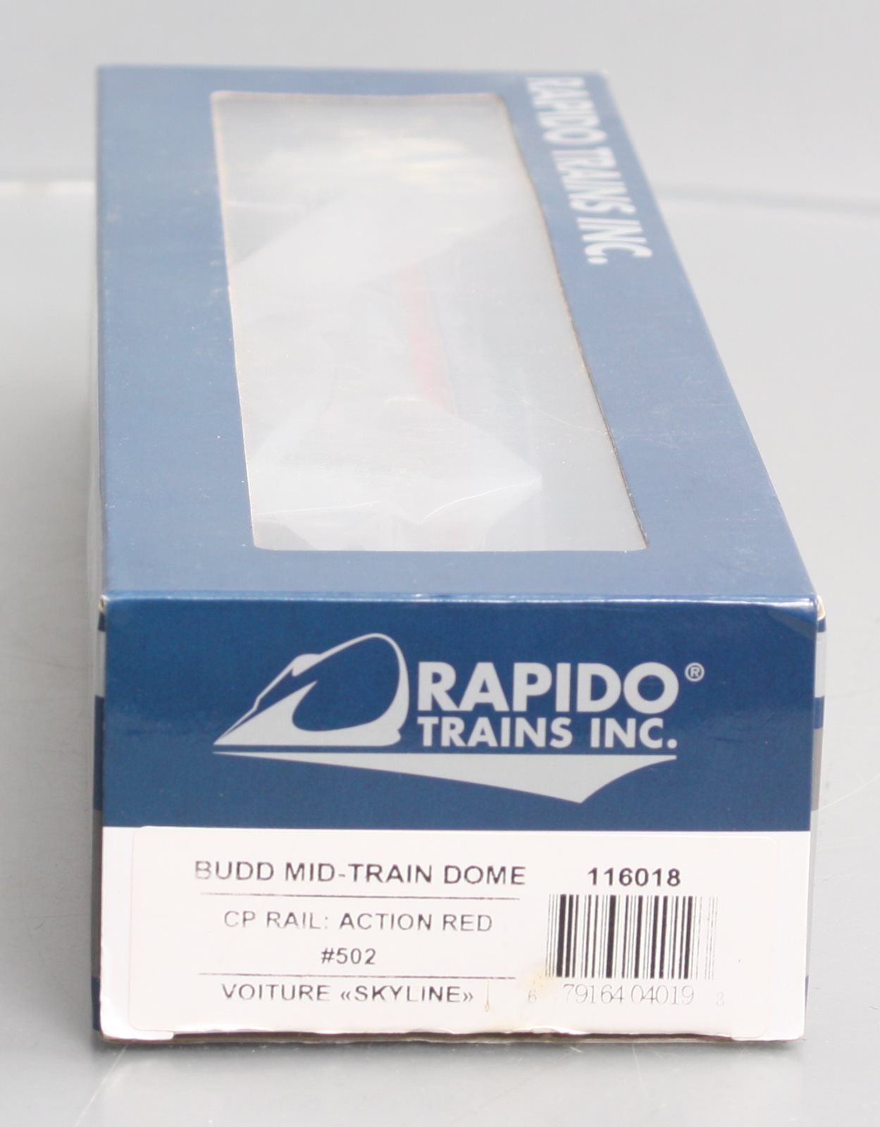 Rapido Trains 116018 HO Canadian Pacific Budd Mid-Train Dome #502
