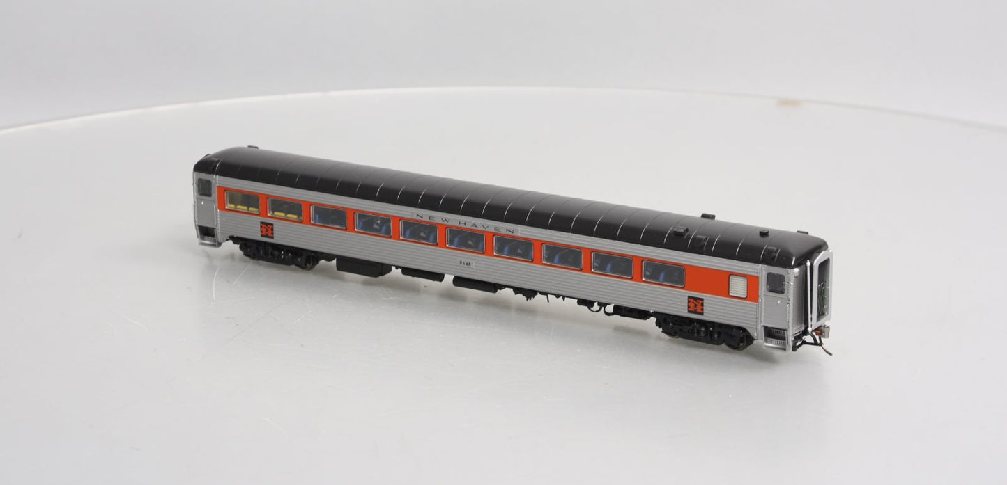Rapido Trains 17029 HO New Haven Pullman-Bradley Stainless Steel Coach #8648
