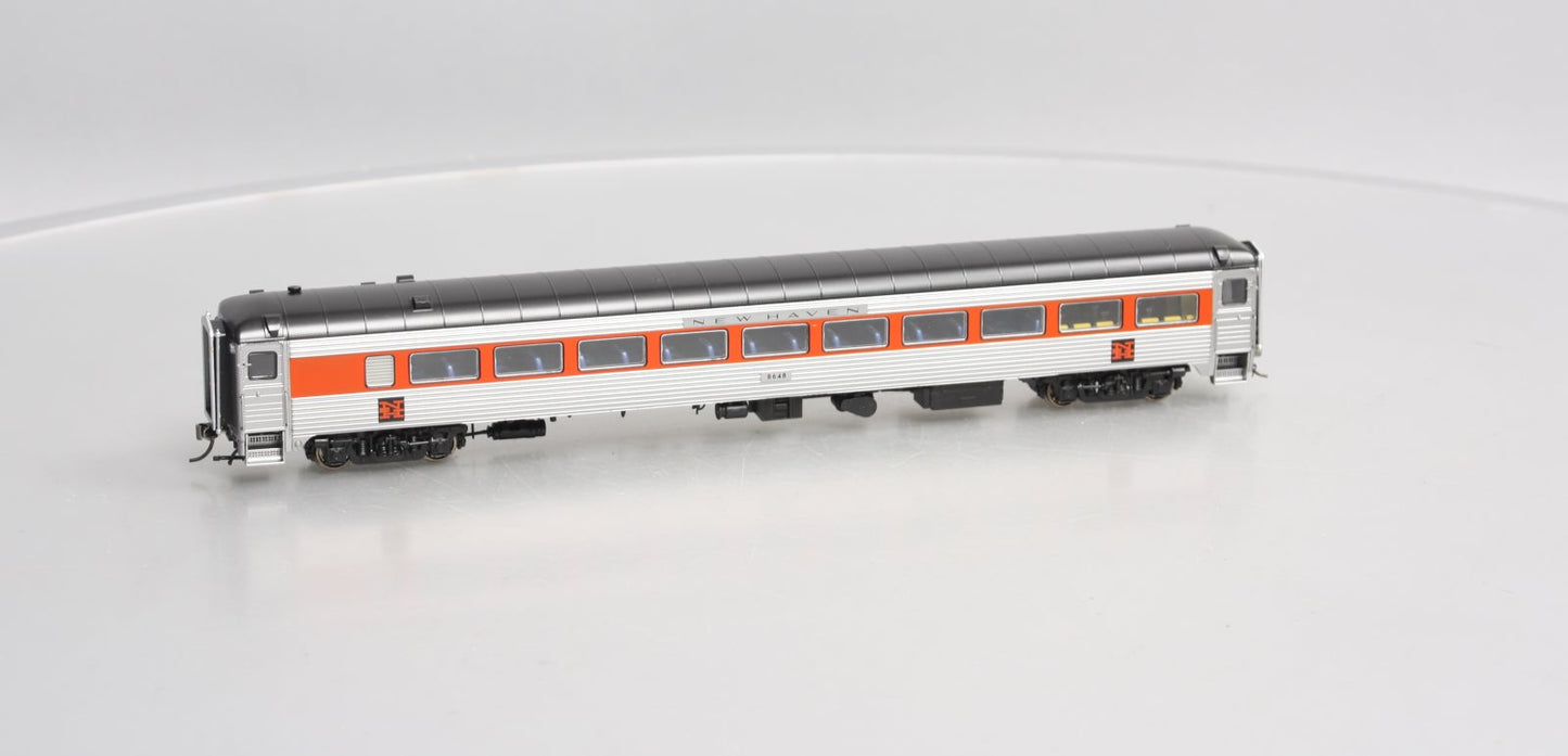 Rapido Trains 17029 HO New Haven Pullman-Bradley Stainless Steel Coach #8648