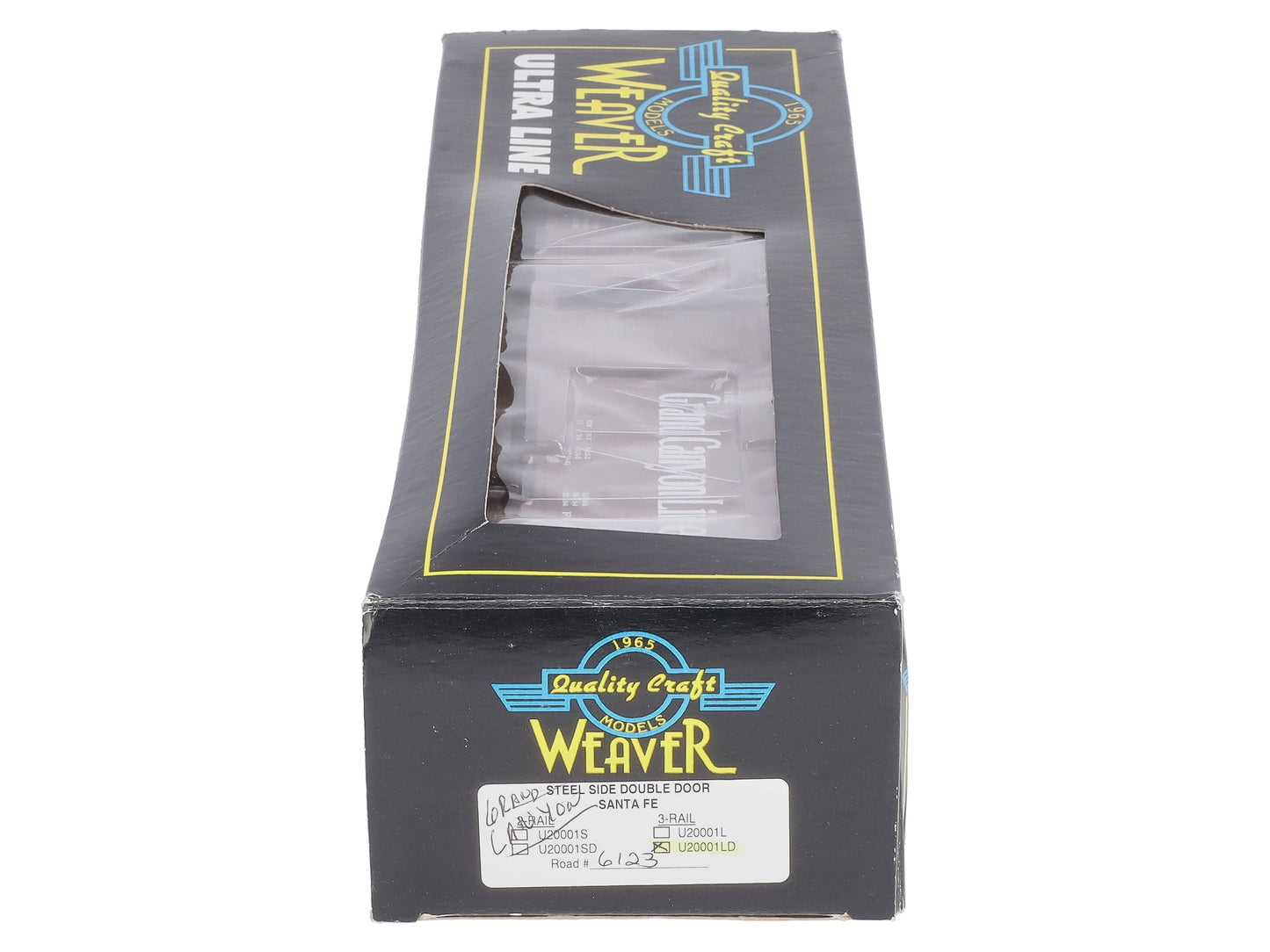 Weaver U20001LD Santa Fe Steel Side Double Door #6123 (3 Rail) NIB
