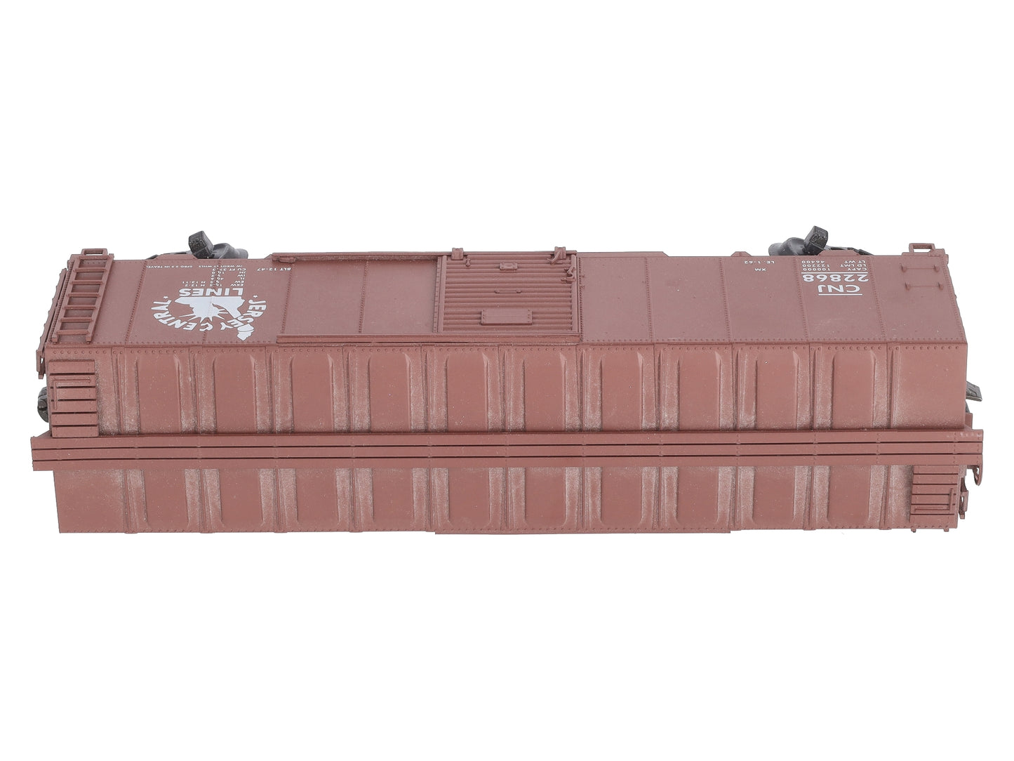Weaver U3524LD O Jersey Central Steel Side Boxcar #22868 3-Rail LN/Box