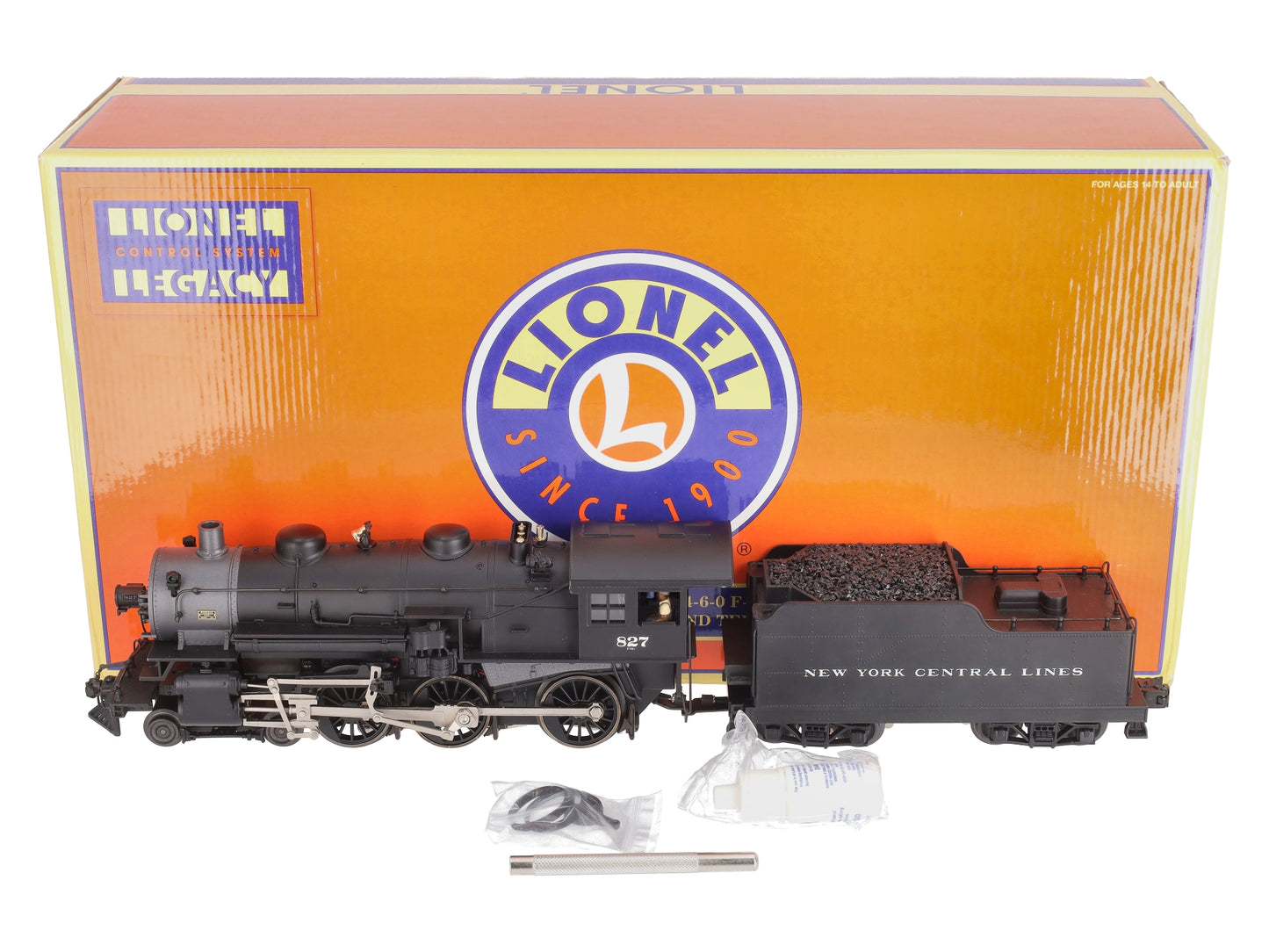 Lionel 6-11150 O New York Central F-12e Steam Locomotive & Tender #827