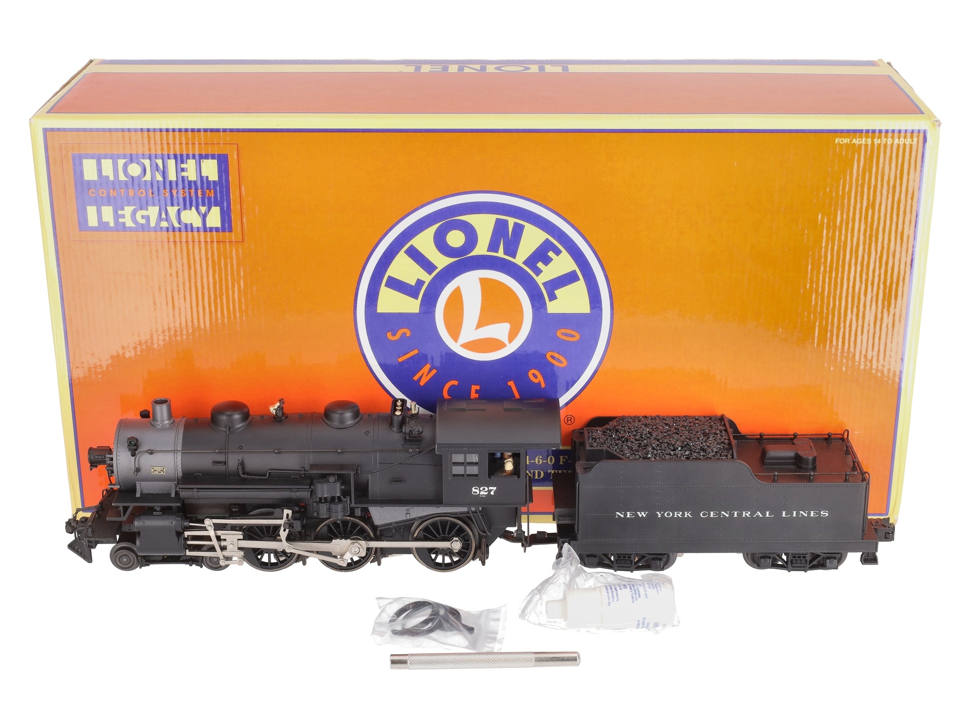 Lionel 6-11150 O New York Central F-12e Steam Locomotive & Tender #827