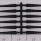 Lionel 9823-7 Black Plastic Flat Car Stake Bulk (Set of 12)