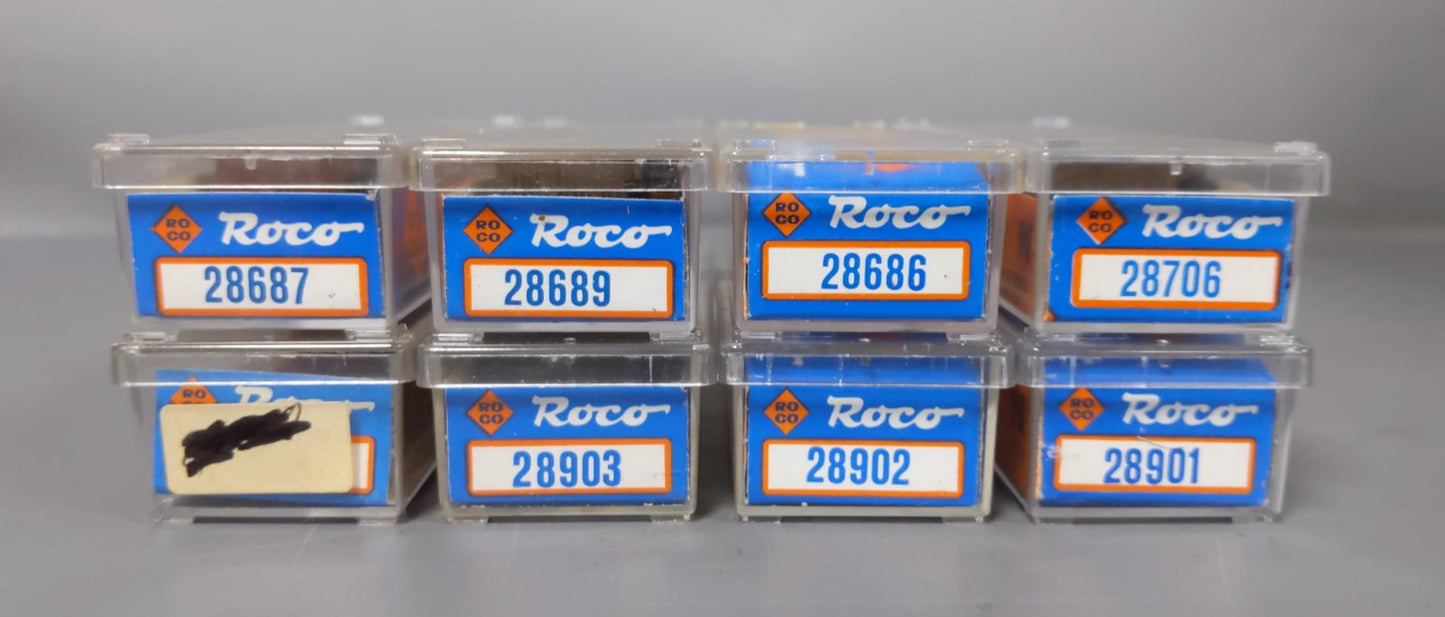 Roco 28686, 28687, 28689, 28706, 28965 N Scale Freight Cars [8] EX/Box