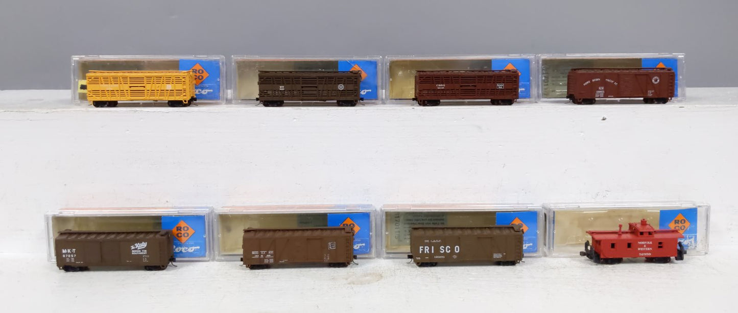 Roco 28686, 28687, 28689, 28706, 28965 N Scale Freight Cars [8] EX/Box