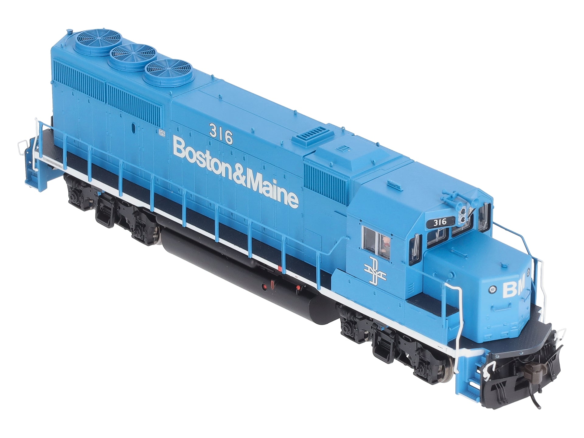 Atlas 10000655 HO Scale Boston & Maine GP40-2 Phase 2 Locomotive #316