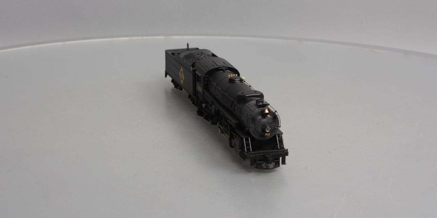 Broadway Limited 206 HO Erie N-2 2-8-2 Steam Locomotive & Tender #3210 w/DCC LN/Box