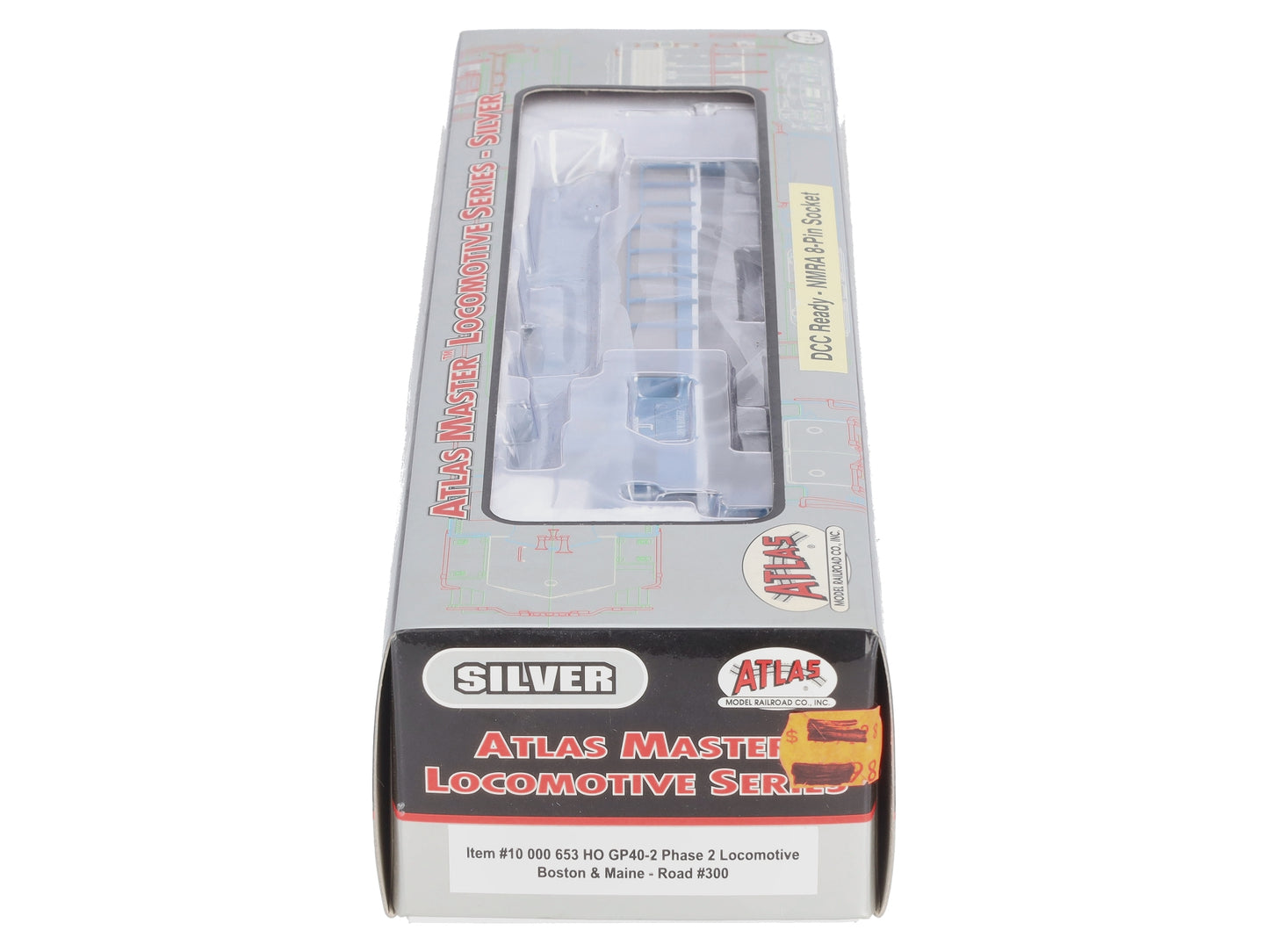 Atlas 10000653 HO Scale Boston & Maine GP40-2 Phase 2 Locomotive #300