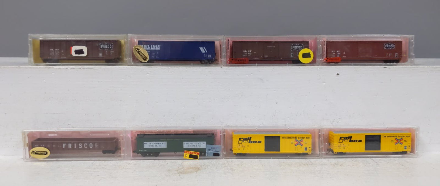 Roundhouse 8128, 8162, 8414, 8806, 8840 N Scale Freight Cars [8] EX/Box