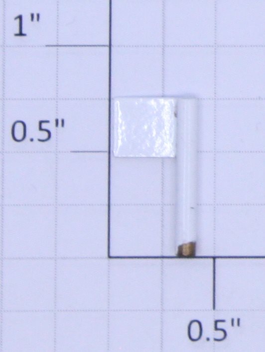 MTH TP-SL00061 O / Standard Gauge Tinplate Steam Loco White Flag