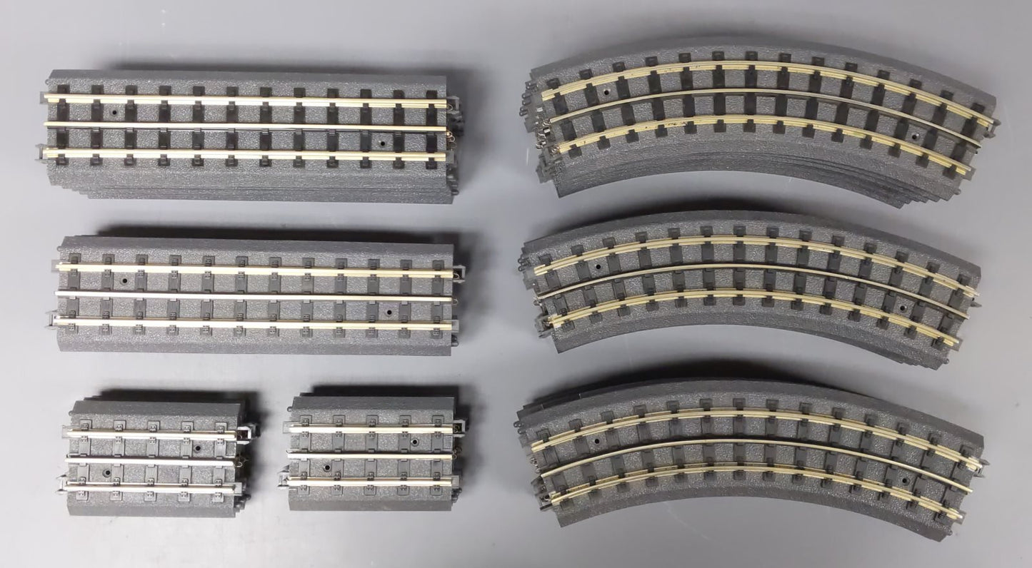 MTH O Gauge Assorted Straight & Curved Track Sections [31] EX