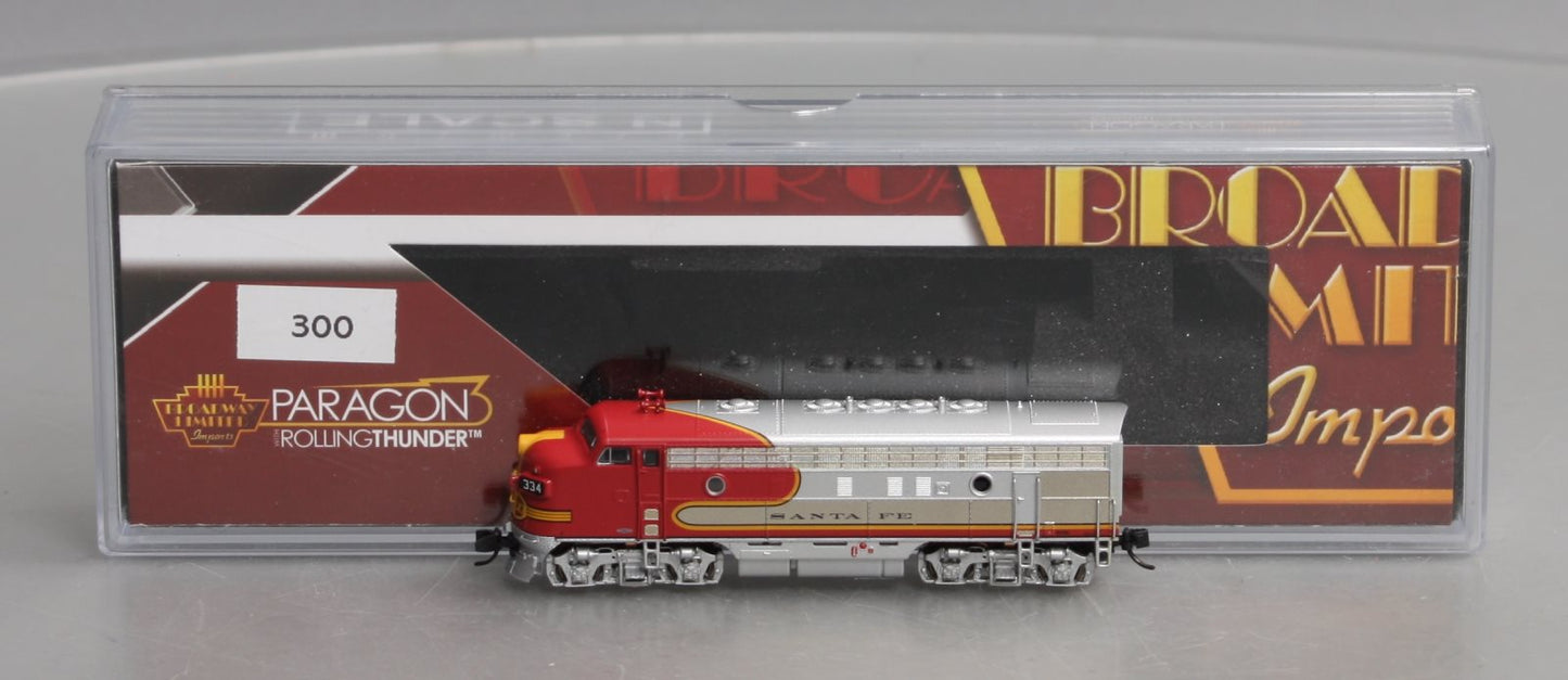 Broadway Limited 3801 N Santa Fe EMD F7A Diesel Locomotive Sound/DCC #334L EX/Box