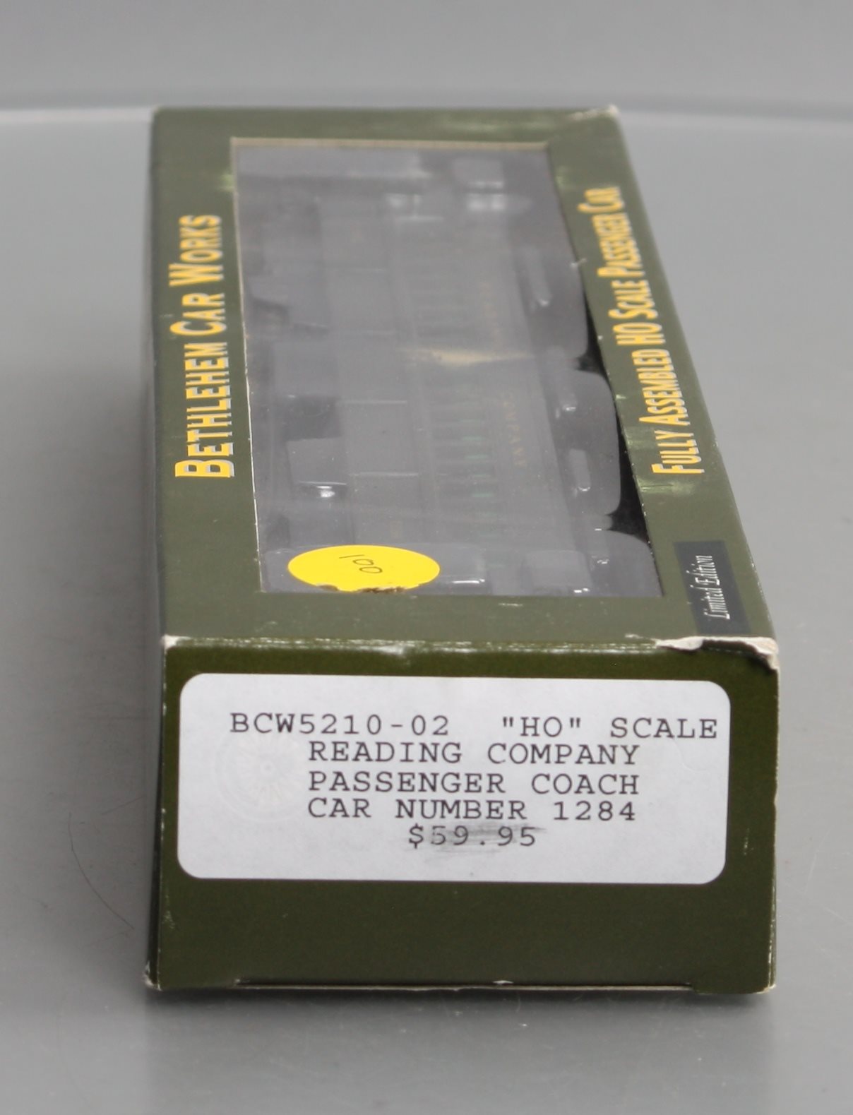 The Bethlehem Car Works BCW5210-02 HO Reading Company Passenger Car #1284 LN/Box