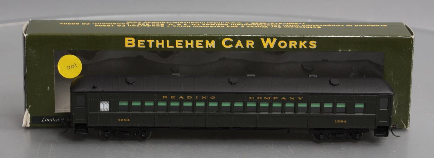 The Bethlehem Car Works BCW5210-02 HO Reading Company Passenger Car #1284 LN/Box