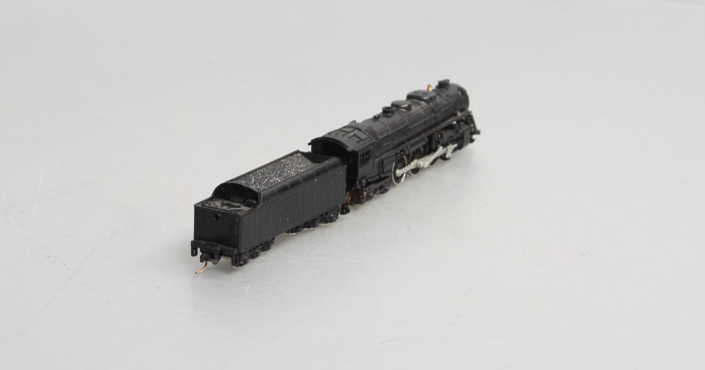 Con-Cor 3001 N Scale Undecorated 4-6-4 J3A Steam Locomotive & Tender EX/Box