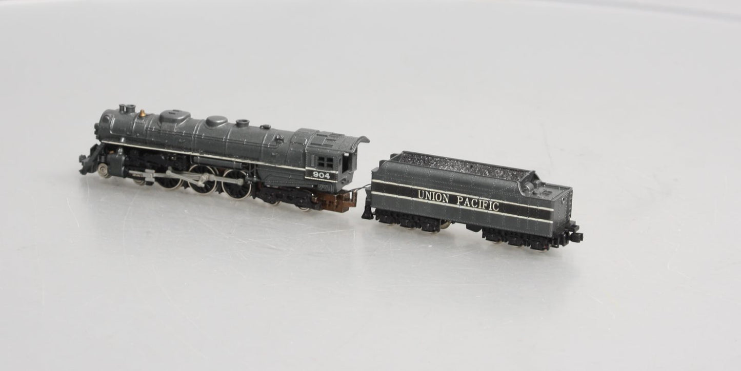 Con-Cor 3012 N Scale Union Pacific Steam Locomotive & Tender #904 EX/Box