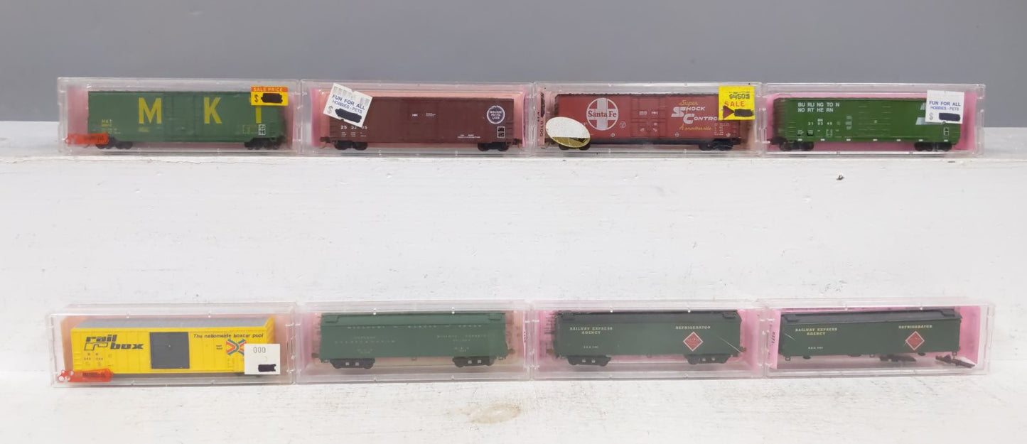Roundhouse 8277, 8840, 8890, 8940 N Scale Freight Cars [8] EX/Box