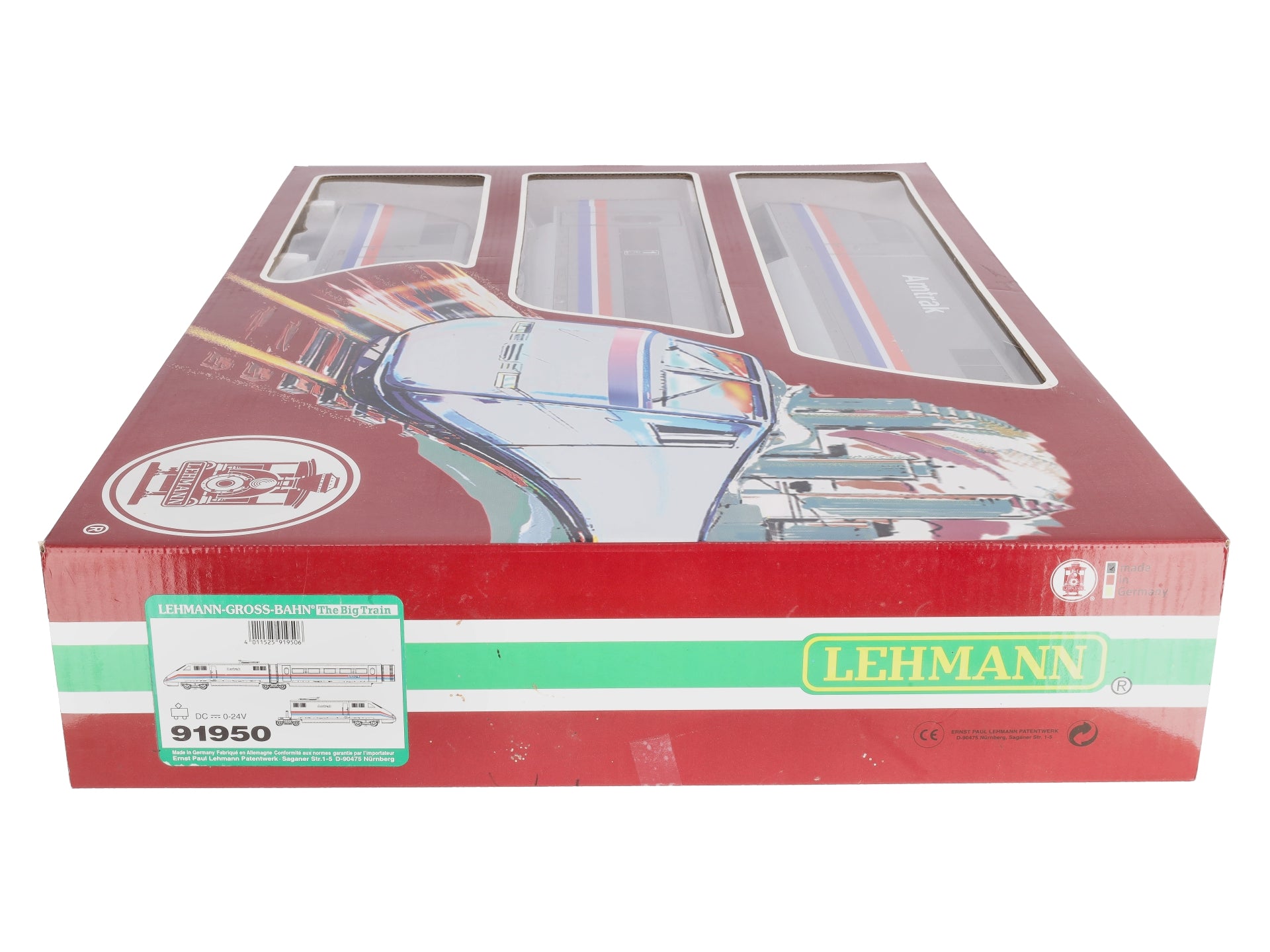 LGB 91950 G Amtrak ABA High Speed Electric Train Set LN/Box