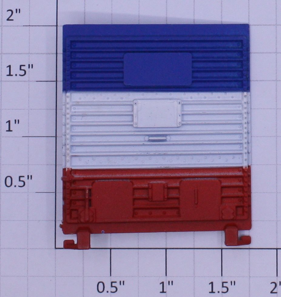 Lionel 9708-12X Blue, White, and Red Door with Guides "US Mail Railway"