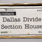 Banta Model Works 4025 S Scale Dallas Divide Section House Kit LN/Box