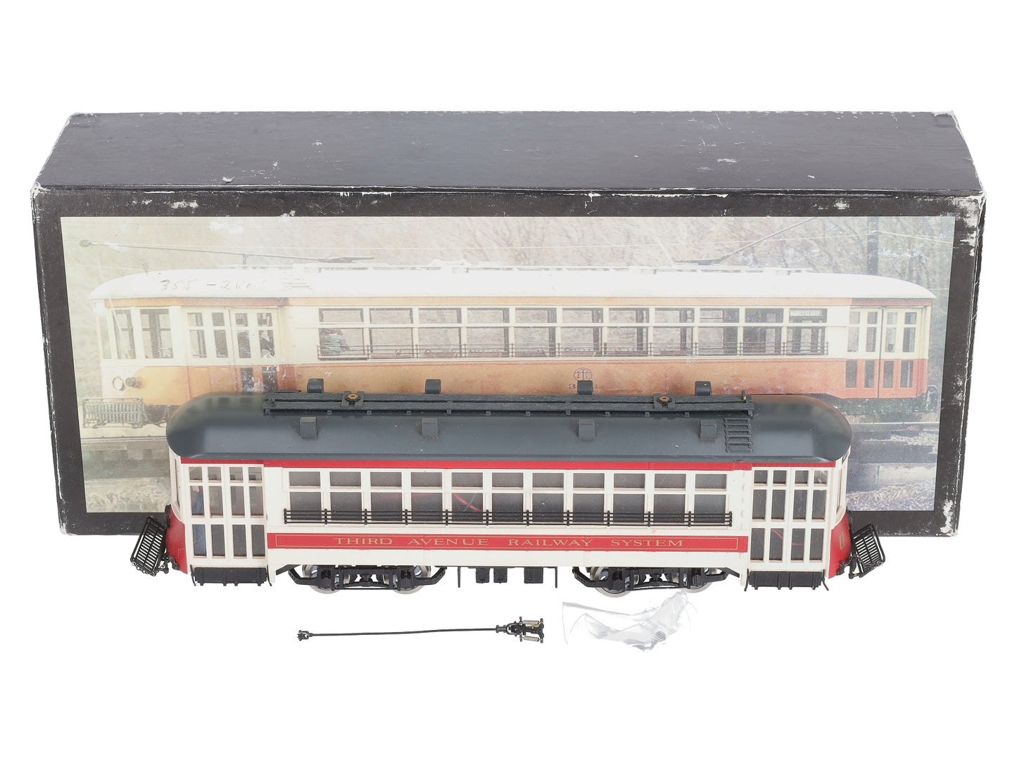 Western Hobbycraft O Scale Third Avenue Railway System Trolley (2-Rail) EX/Box