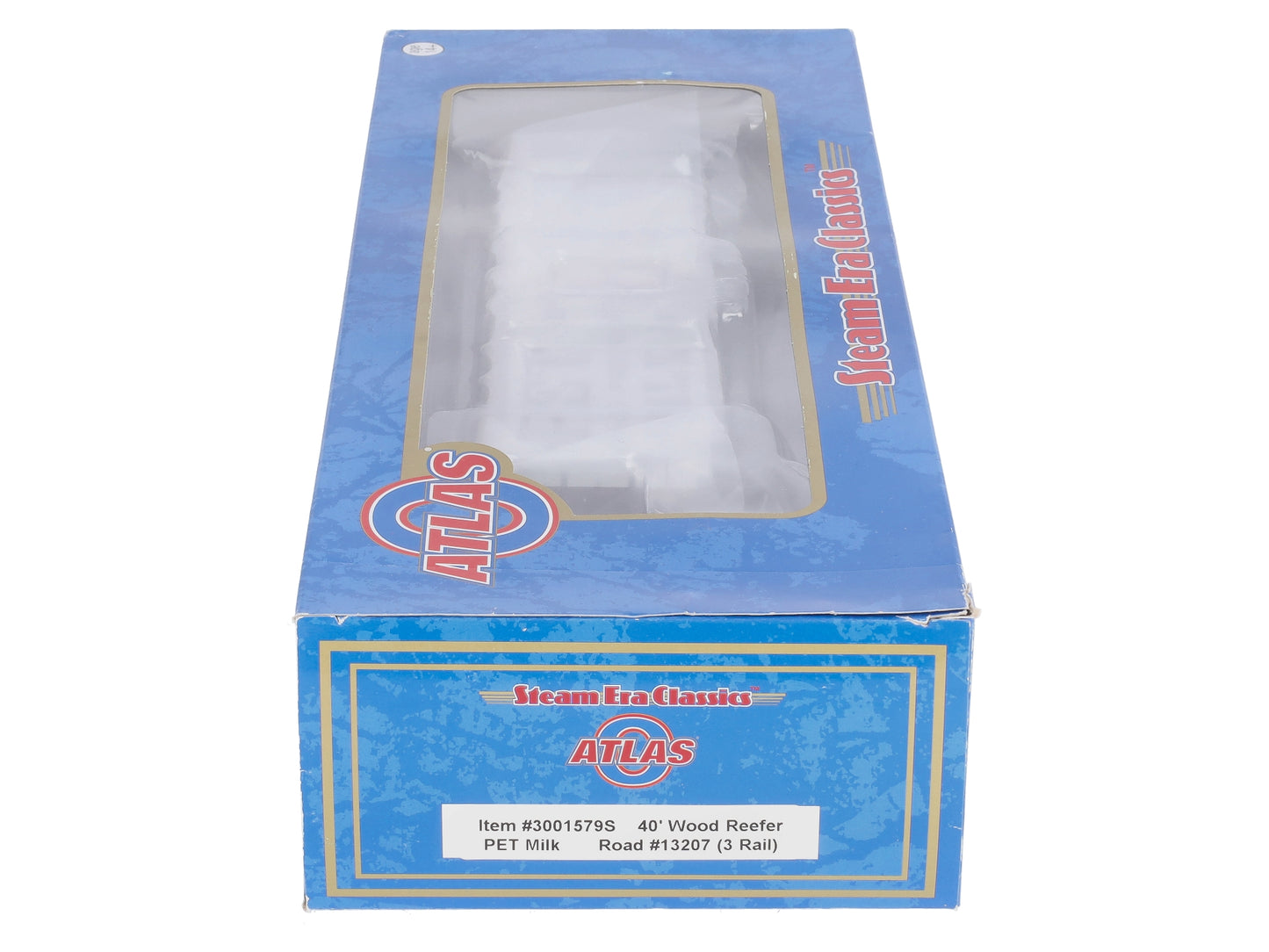 Atlas 3001579S O Gauge PET Milk 40' Wood Reefer #13207 (3-Rail) LN/Box