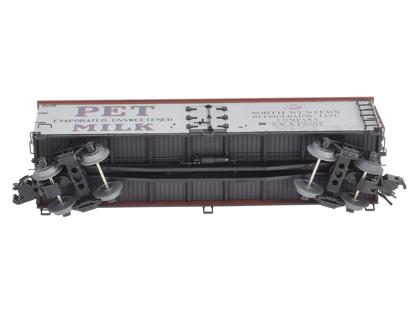 Atlas 3001579S O Gauge PET Milk 40' Wood Reefer #13207 (3-Rail) LN/Box