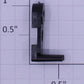 Lionel 18626-25 Black Plastic Mounting Bracket Plug