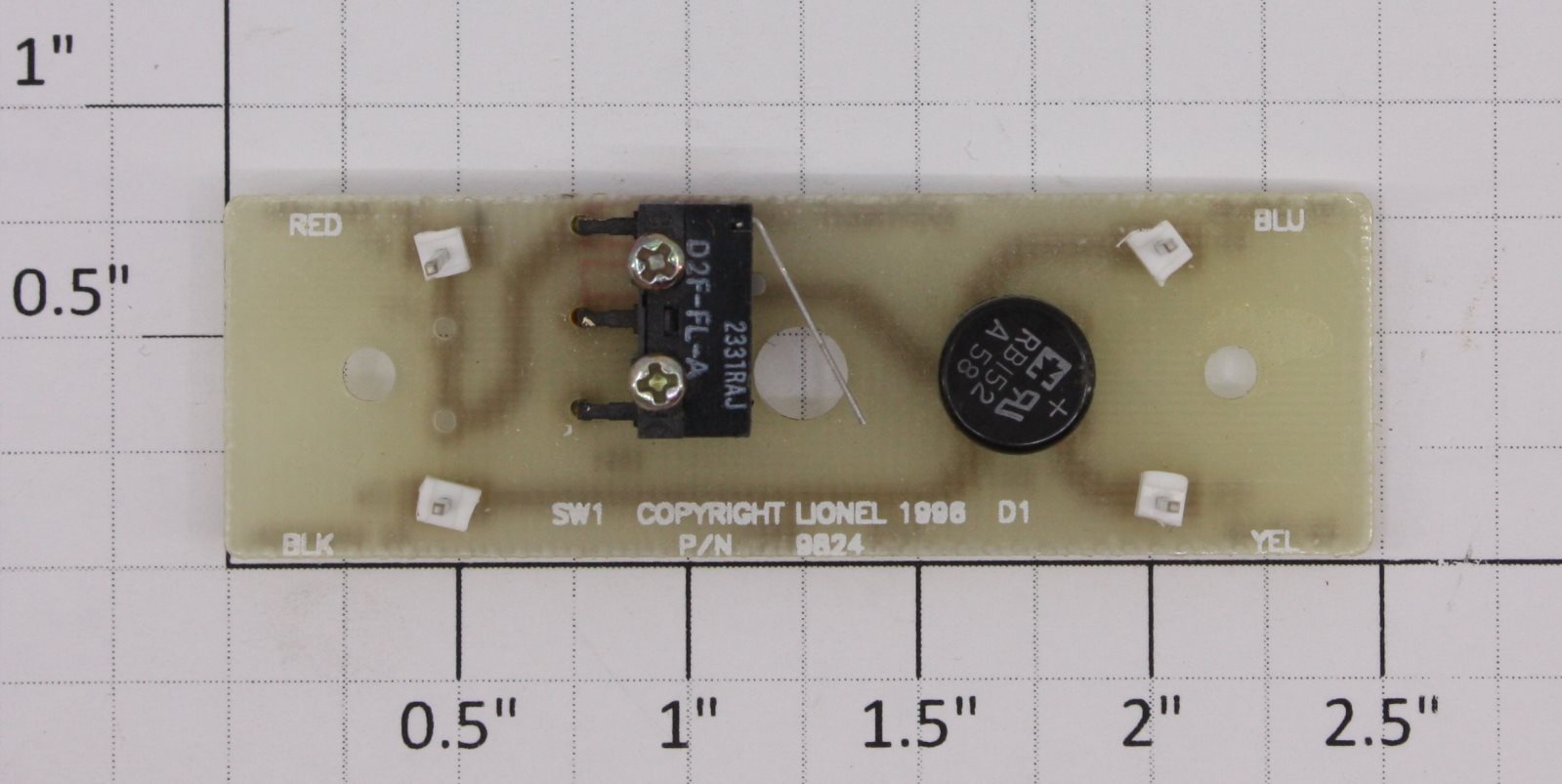 Lionel 19824-112 Target Launcher Circuit Board Assembly